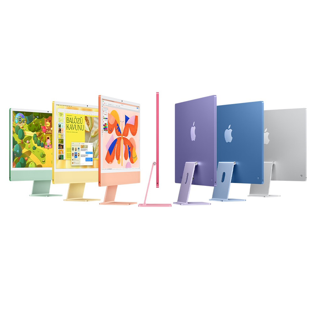 Apple iMac ALL-IN-ONE M4 8-core CPU 8-core GPU 256GB SSD 16GB 24" (4480x2520) 4.5K RETINA MacOS + Keyboard Mouse - 2024