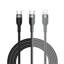 Wiwu Wi-C029 Concise Series 2in1 Type-C to Lightning PD Data and Charging Cable 100W 1.2M