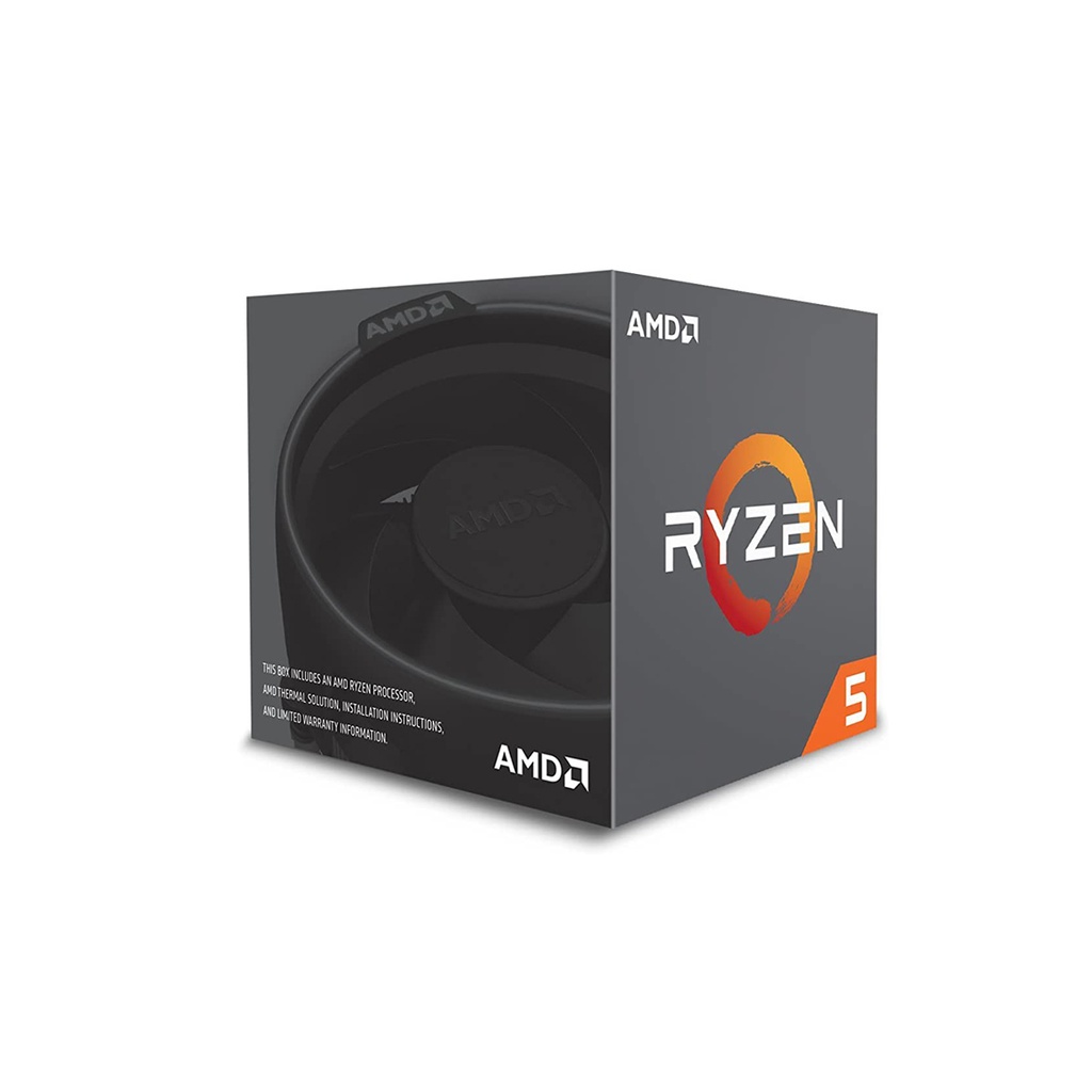 AMD Ryzen 5-1600 3.2GHz up to 3.6GHz 6 Cores 12 Threads 3MB Cache AM4 (no fan)