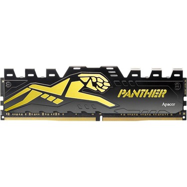 Apacer Panther Black-Gold 8GB (1x8GB) 3200MHz CL16 DDR4 Gaming Ram (AH4U08G32C28Y7GAA-1)