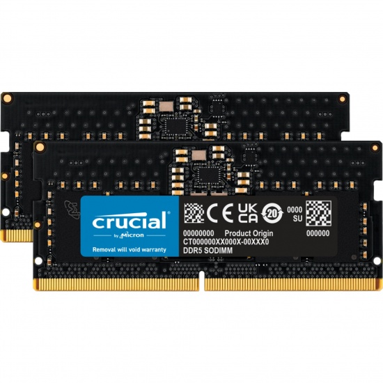 Crucial 16GB DDR5 4800MHz CL40 Dual Memory Kit (2x8GB) Notebook Ram
