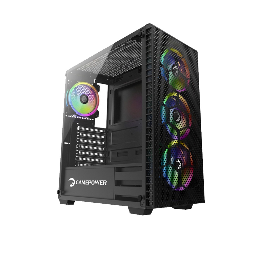GamePower Horizon Gaming MESH Panel 650W 80+ Bronze Internal PSU 4x120mm RGB Fan RGB CASE