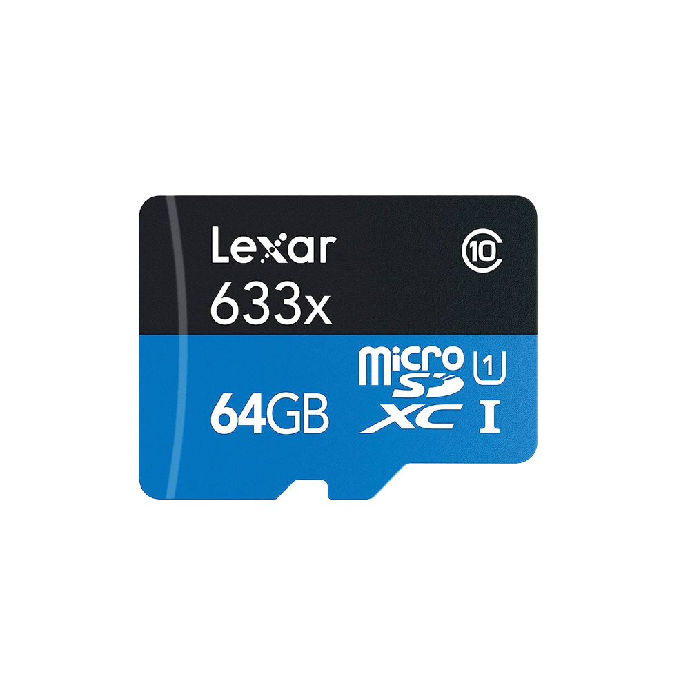 Lexar High Performance 633x MicroSD 64GB (Without Adaptor),100MB/s(LSDMI64BBCN633N)