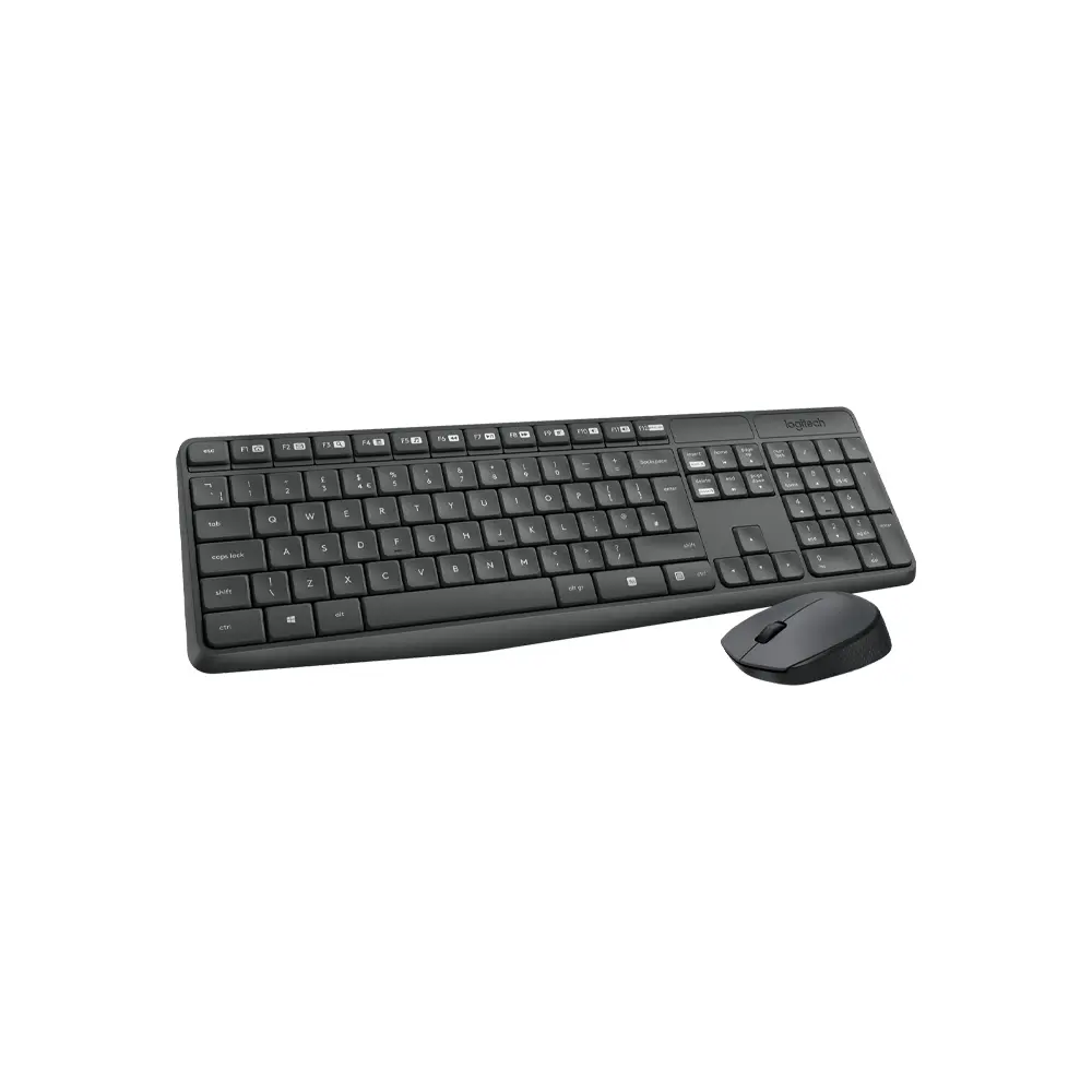Logitech MK235 Black Wireless Keyboard & Mouse Set