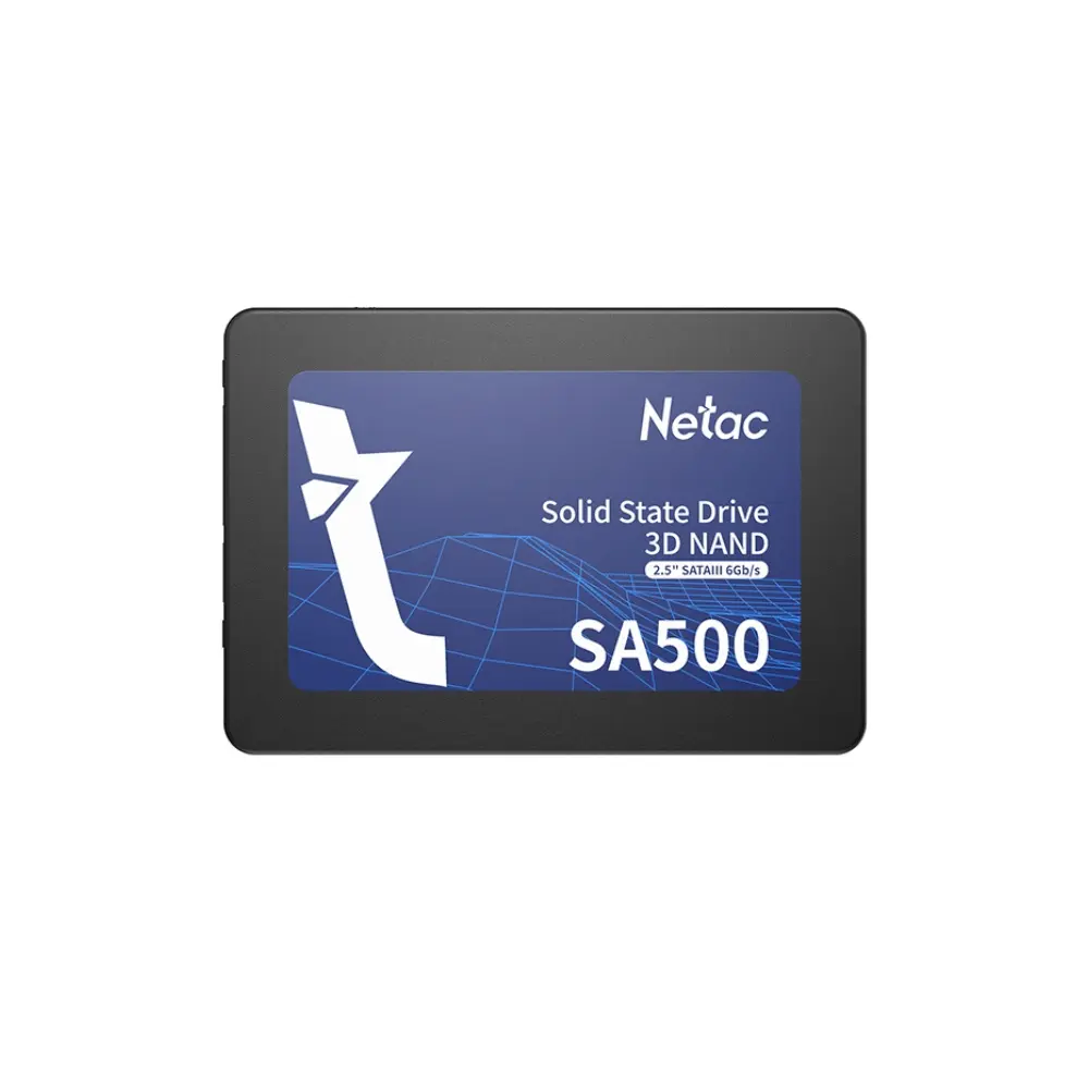 Netac SA500 256GB 2.5'' SSD Sata 3 Read 520MBs Write 450MBs NT01SA500-256-S3X