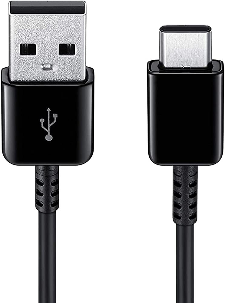 Samsung Original USB Type C Charge and Sync Cable – Genuine Samsung USB-A to USB-C Charging Cable for Fast Charging of Mobile Phones and Tablets – 1.5 m - Black