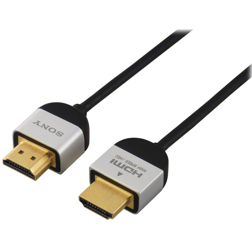 Sony DLC-HE10S Slim High speed HDMI Cable, 1mt