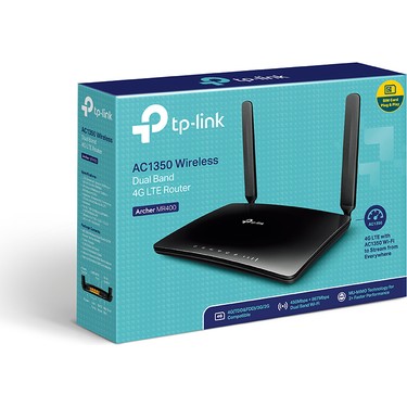 TP Link Archer MR400 AC1200 Wireless Dual Band 4G LTE Router