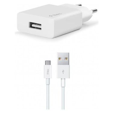 Ttec Smart Charger USB-A Travel Charger +Type C Cable 
