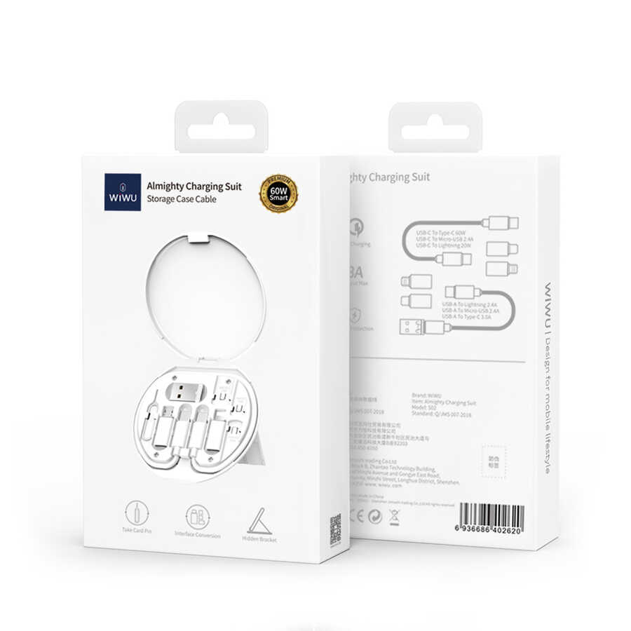 Wiwu S02 Almighty Suit Box Cable Set