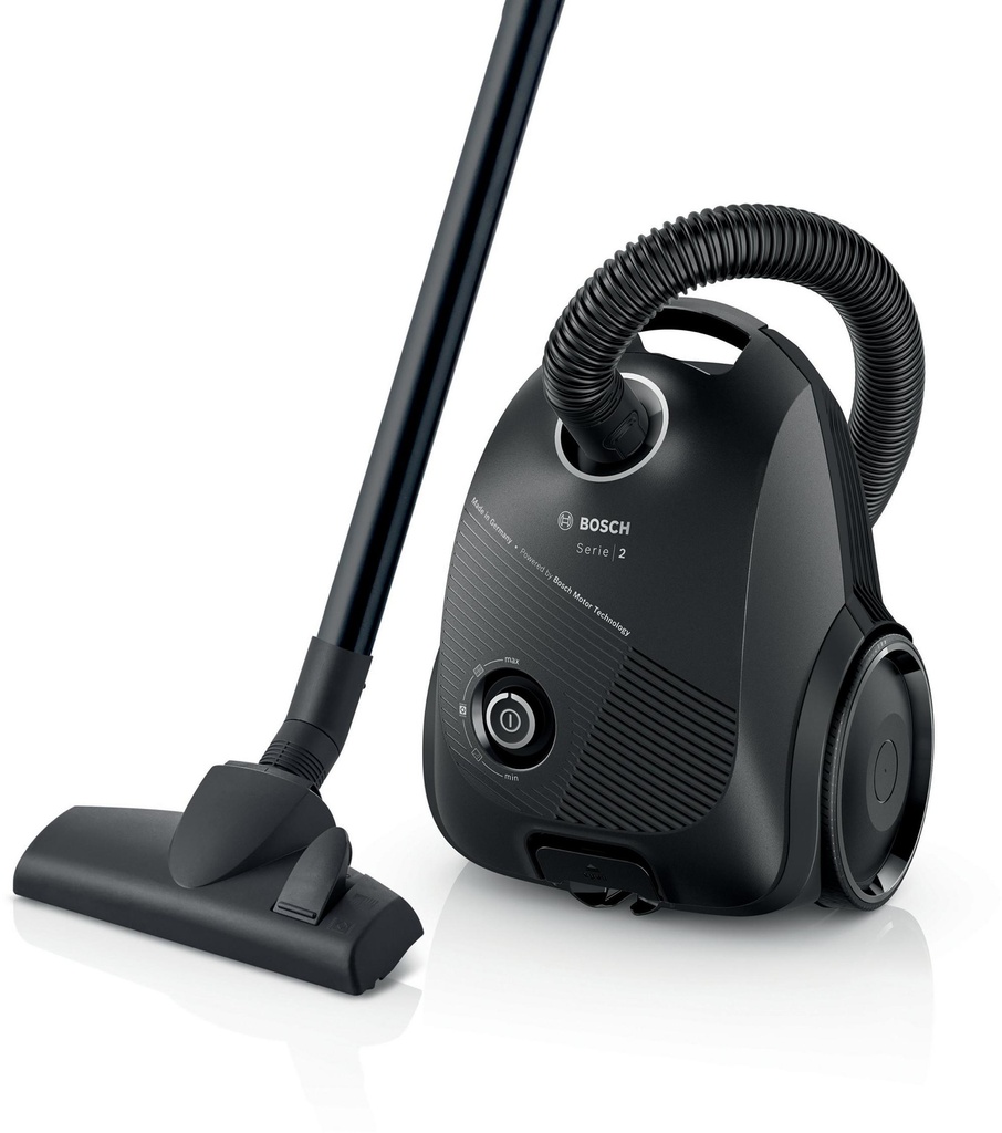BOSCH BGBS2LB1 Series 2 Bagged Vacuum Cleaner Black 600watt Air Clean 2 Filter