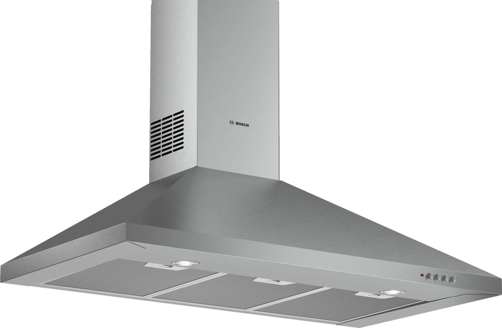 BOSCH DWP94CC50T Serie | 2 wall-mounted cooker hood 90 cm Stainless steel  Steel 3-stage ventilation capacity of 380m3