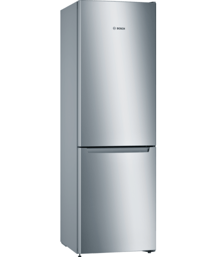 BOSCH KGN36NL30U Serie | 2 free-standing fridge-freezer with freezer at bottom 302lt 186x60x66 cm Combi Silver A + energy class NF Stainless steel look
