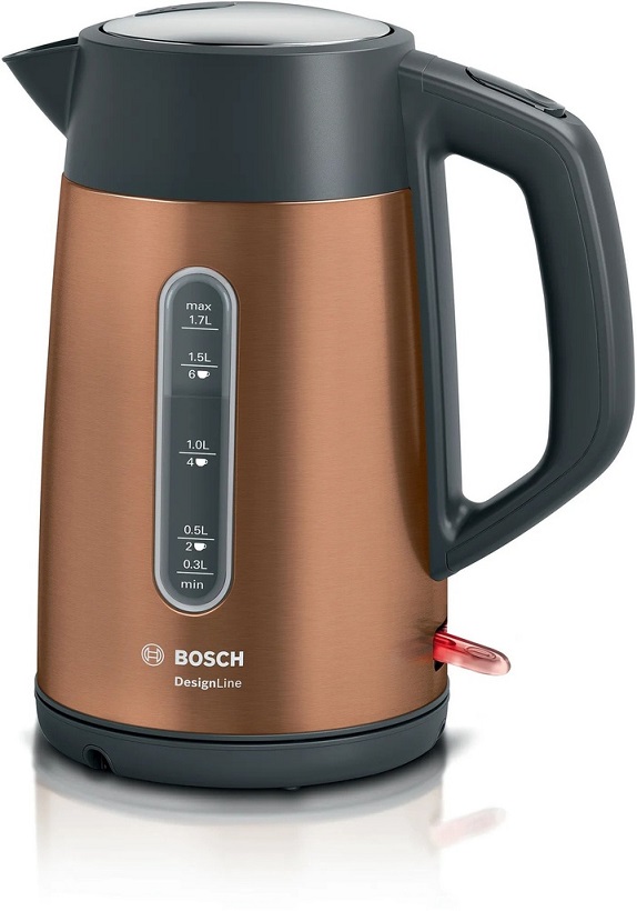 BOSCH TWK4P439 Kettle DesignLine 1.7lt Black/Copper