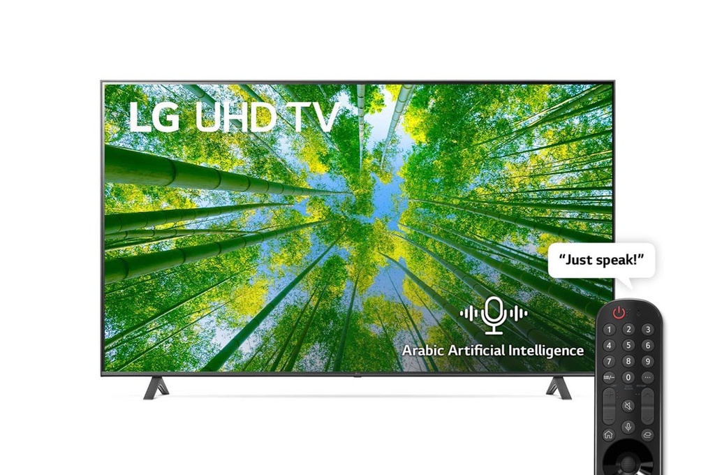 LG 75" SMART UHD LED TV IN SATELLITE RECEIVER