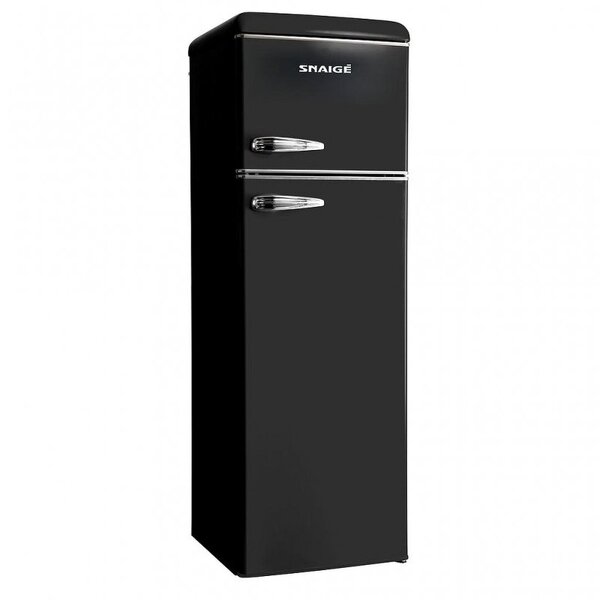 SNAIGE FR27SM-PRJ30 Retro Refrigerator 173x56x63cm, 260L, Energy Class A++, Black