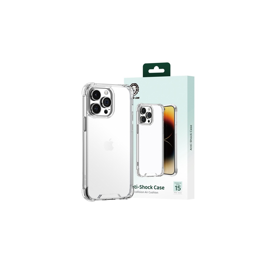 Green Lion Anti-Shock Case for iPhone 15 Series