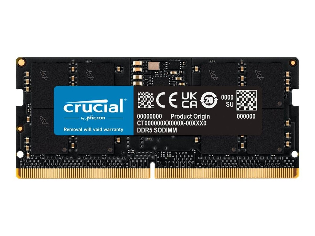 Crucial 8GB DDR5 SDRAM Memory Module (CT16G48C40S5)