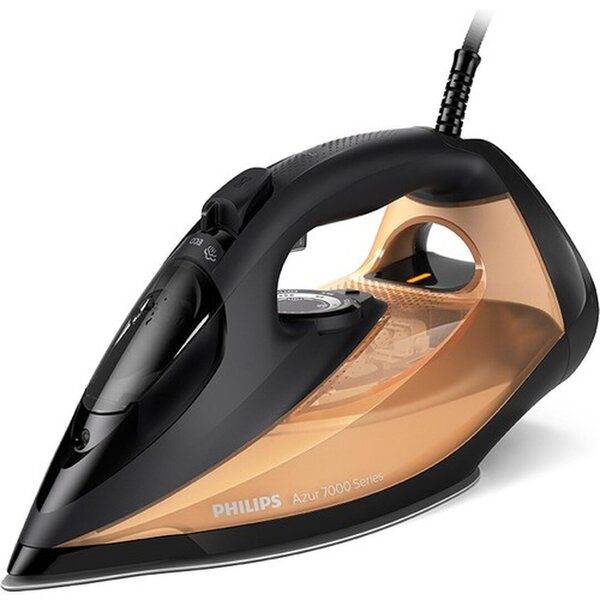 PHILIPS DST7040 7000 Series HV Steam Iron, 2800W, Black/Gold