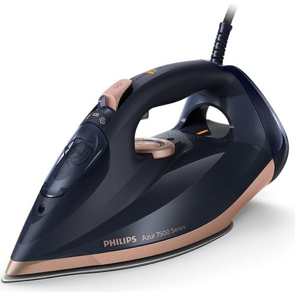 PHILIPS DST7510 Azur 7500 series HV Steam Iron, 3200W, Black/Gold