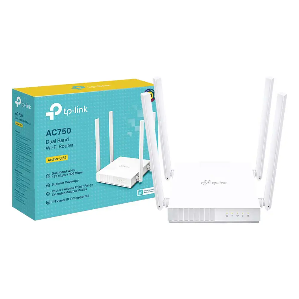 TP-Link Archer C24 AC750 4Port Dual Band Router