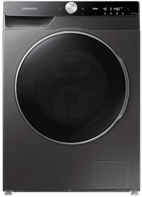 SAMSUNG WD12TP34DSX/S7 Washing&Dryer Machine with INVERTER MOTOR and ecoBubble™, 12/8kg, 1400rpm, 60x85x65cm, Energy class F, Black