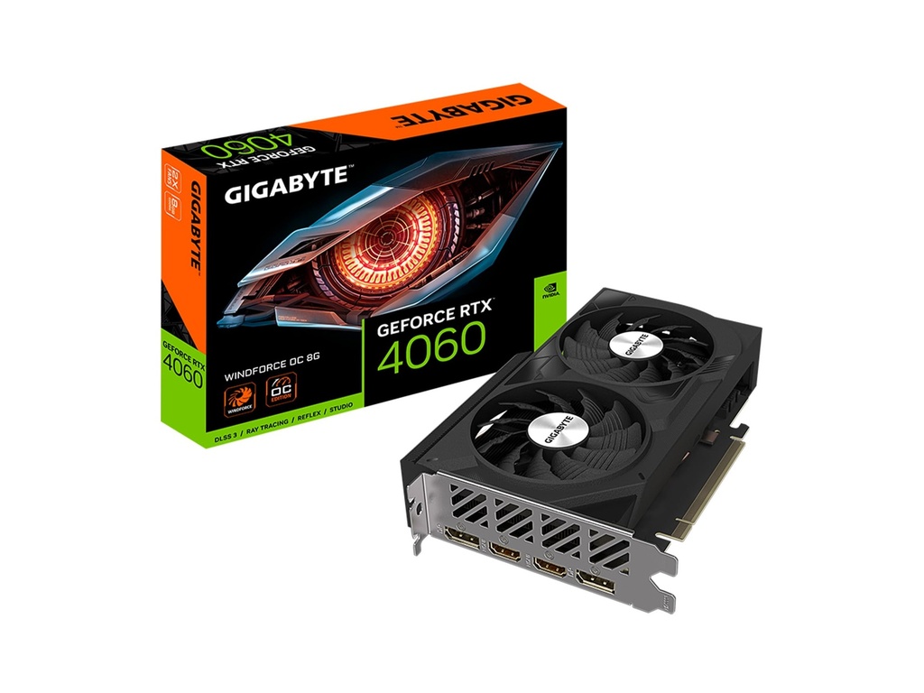 Gigabyte GeForce RTX 4060 8GB GDDR6 HDMI DP 128Bit | Graphic Card