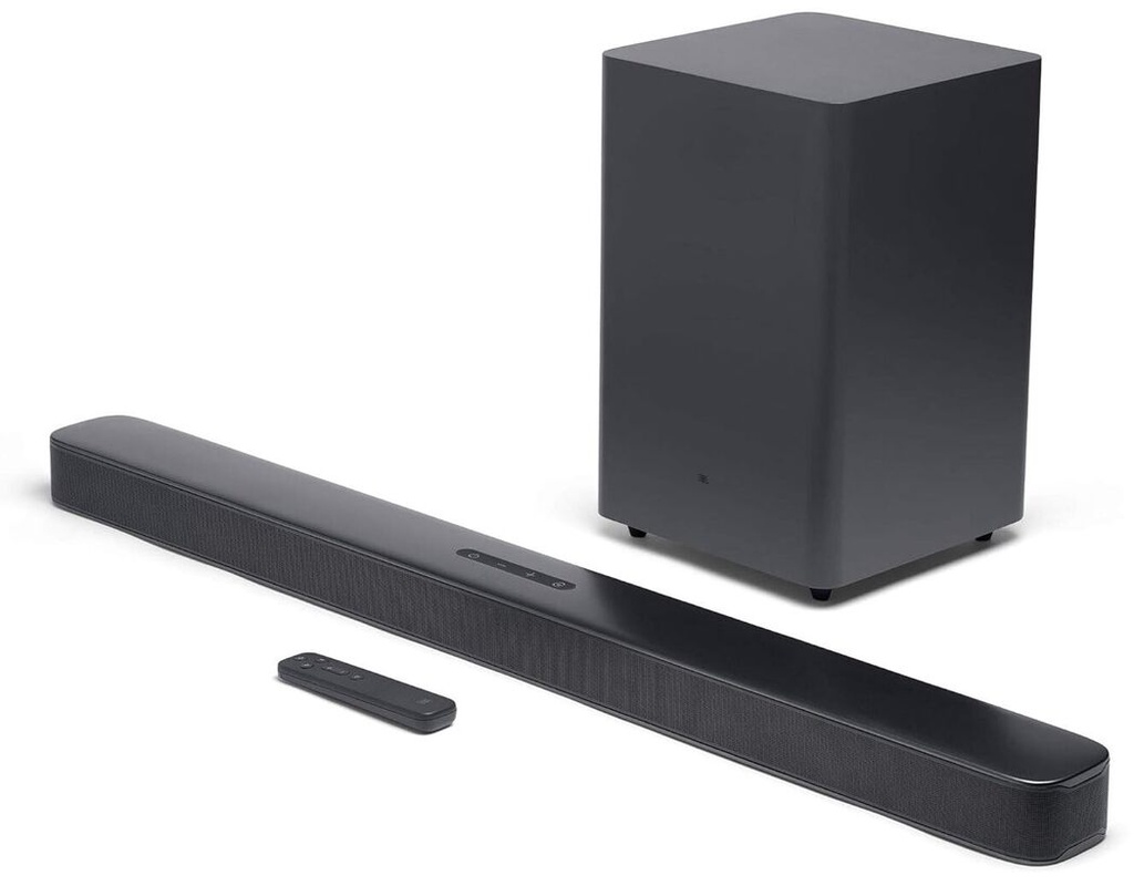 JBL Bar 2.1 Deep Bass, Dolby Digital 300W Black Soundbar with Wireless Subwoofer