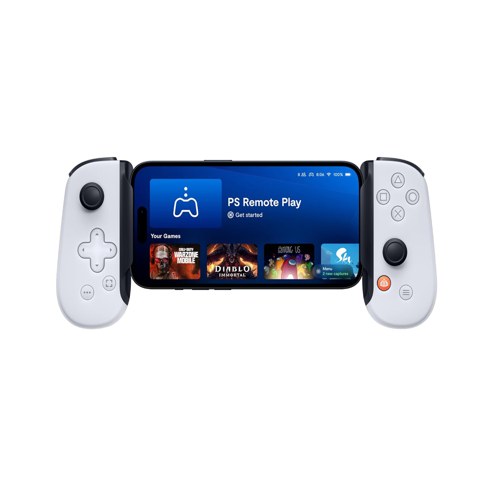 Backbone One 2nd Gen Playstation Edition (USB-C) Mobile Gaming Controller (White)