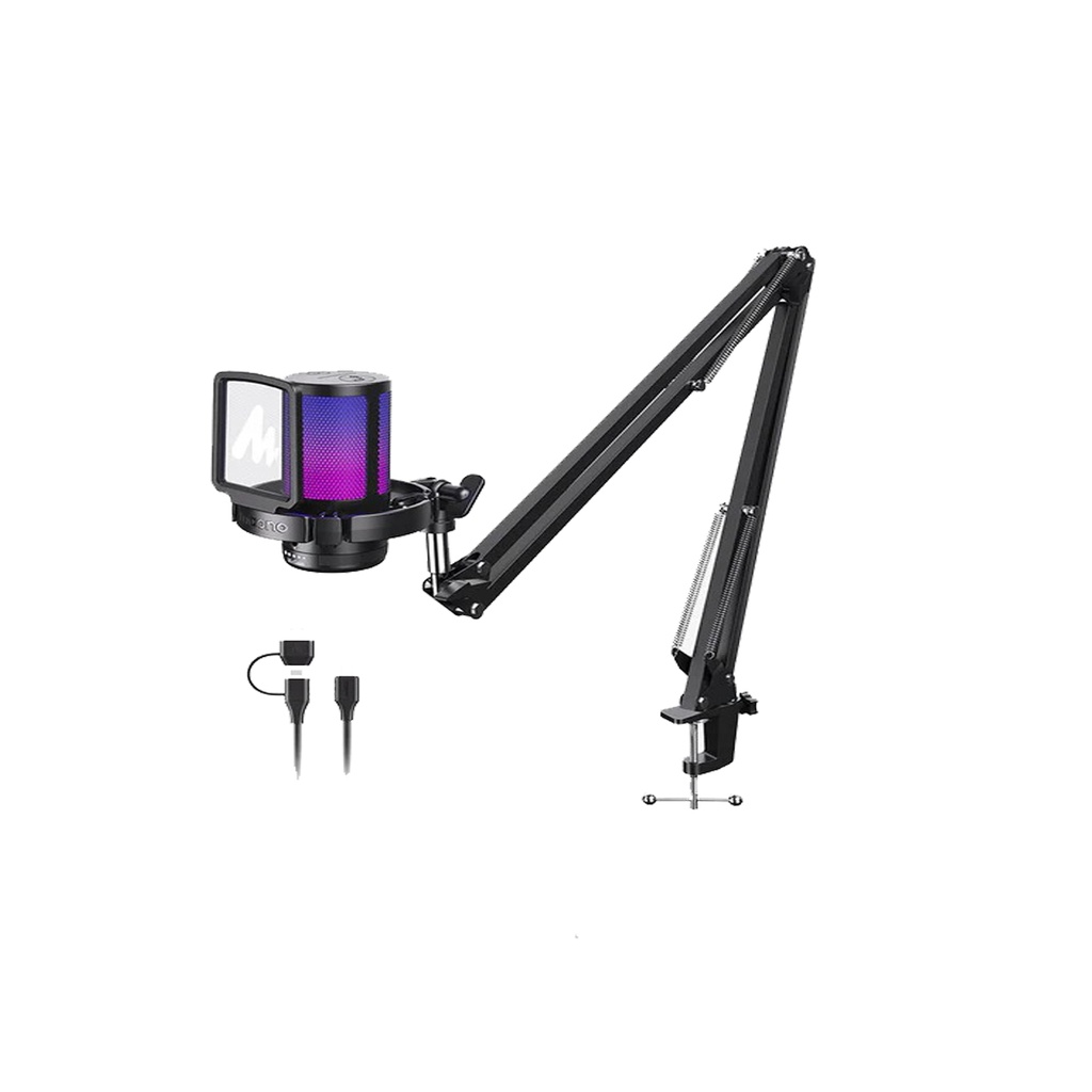 Maono DGM20S Gamerwave Condenser USB Gaming RGB Microphone - Black