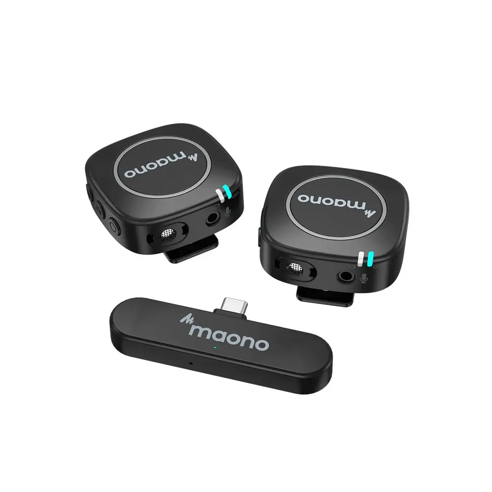 Maono WM820 C2 Dual-Person Type-C Compact Wireless Microphone System