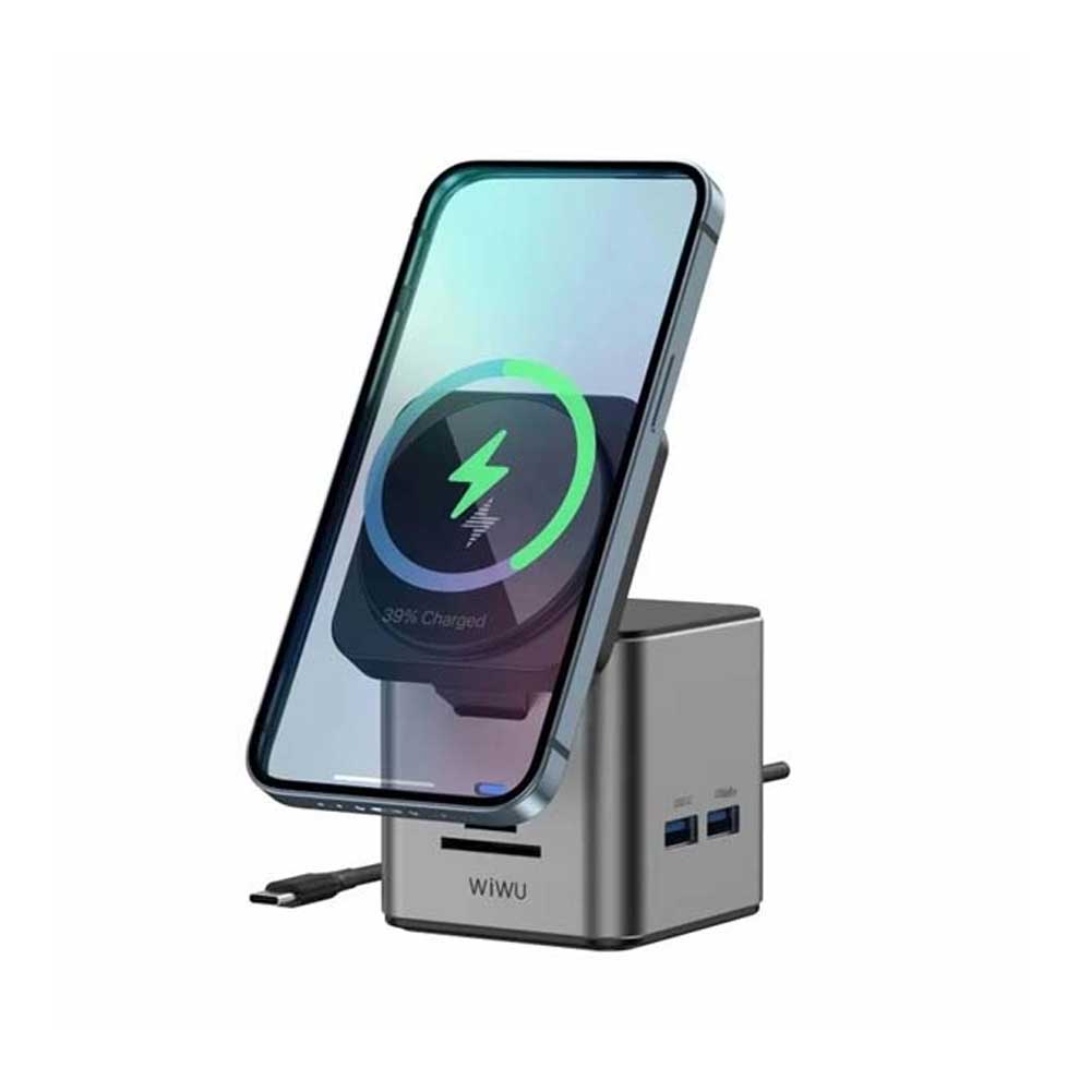 Wiwu Wi-W025 Cube Hub 9 in 1 USB-C Docking 