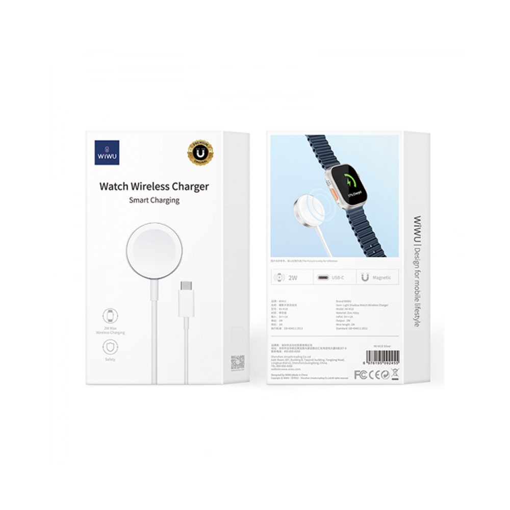 WIWU Watch Wireless Charger Smart Charging (WI-M18)