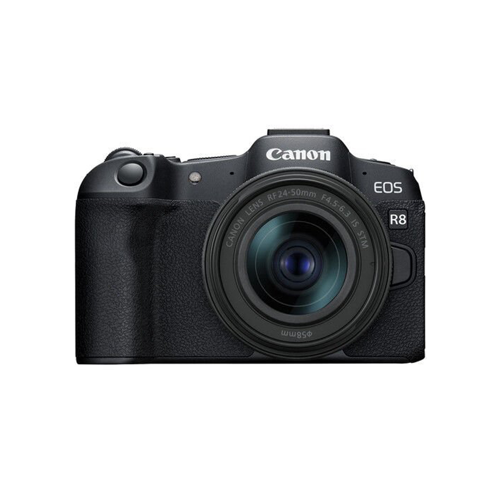 Canon EOS R8 with RF 24-50 F/4.5-6.3  IS STM Lens | Mirrorless Camera