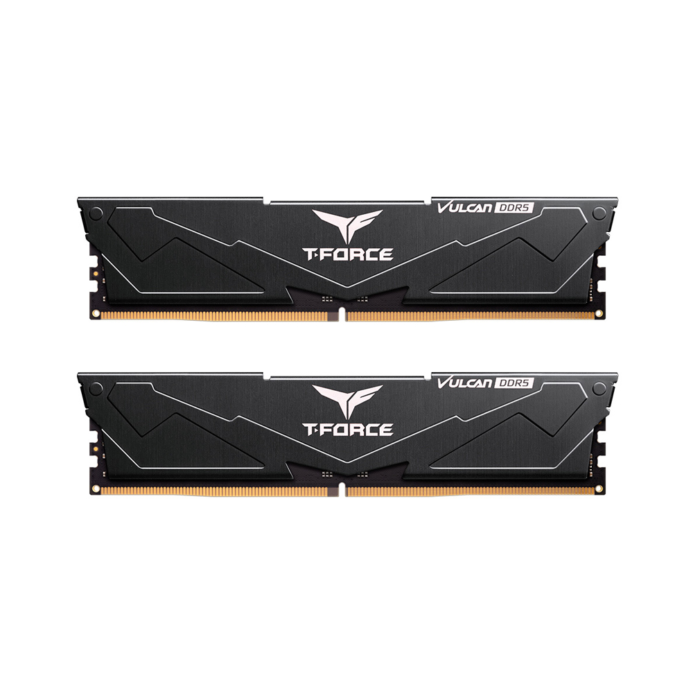Team T-Force Vulcan Black 32GB(2x16GB) 6400Mhz DDR5 CL40 Gaming Ram