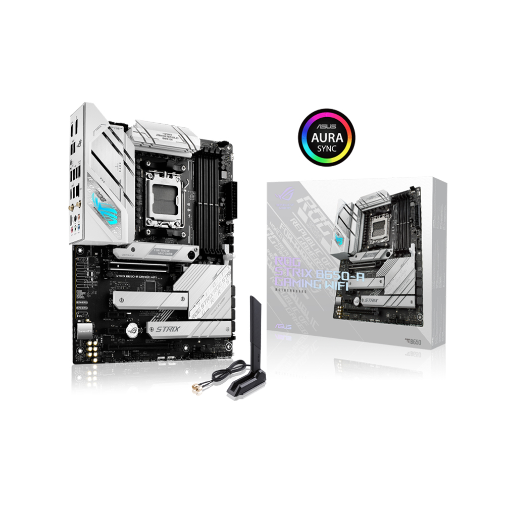Asus Rog Strix B650-A Gaming Wi-Fi DDR5 6400+MHz(OC) HDMI DP M.2 ATX AM5 - AMD Motherboard