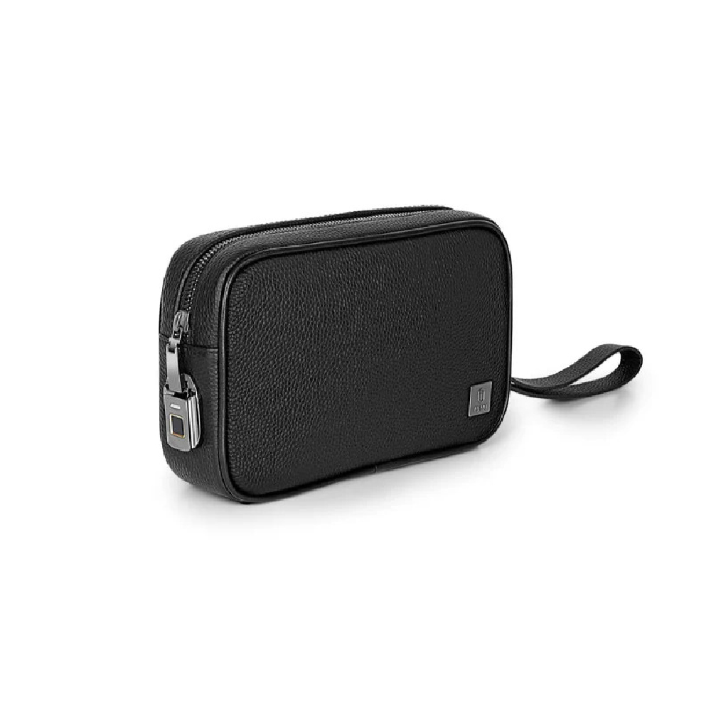 Wiwu Master Genuine Leather Fingerprint Lock Pouch