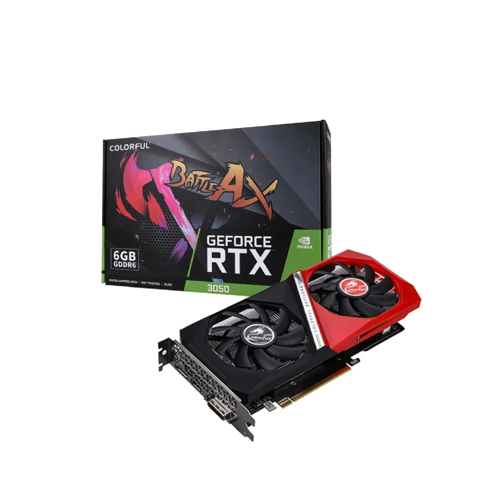 Colorful RTX 3050 6GB GDDR6 96Bit NB DUO 6GB V2-V | Graphic Card
