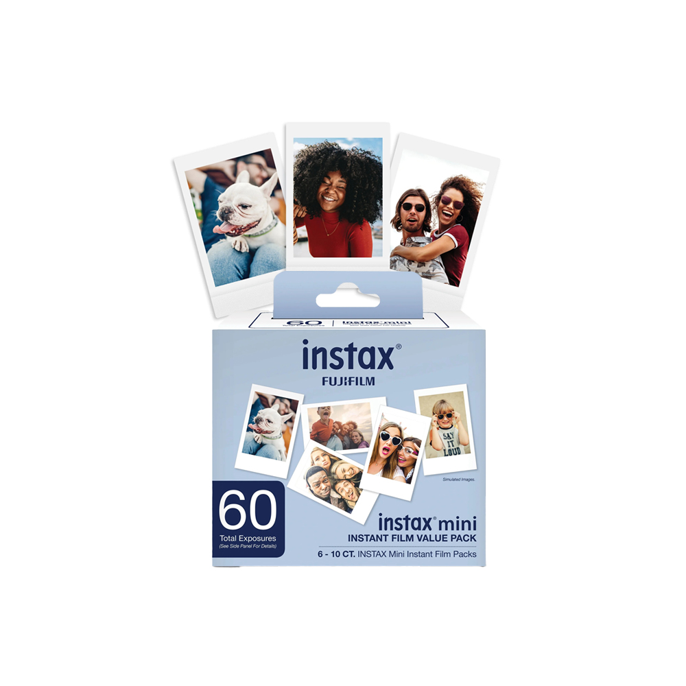 Fujifilm Instax Mini Instant Film, 60 Exposures