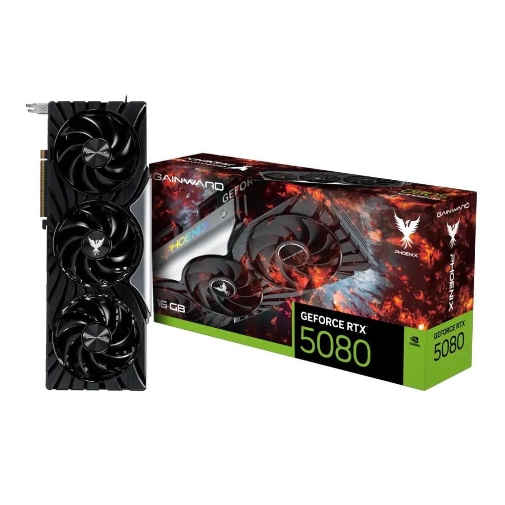 GainWard Nvidia GeForce RTX 5080 Phoenix 16GB GDDR7 256bit