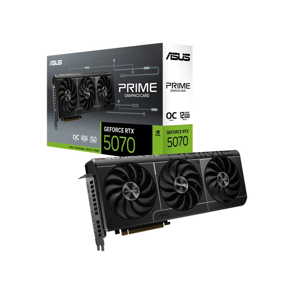 Asus Prime Nvidia GeForce RTX 5070 12GB GDDR7 OC Edition 192Bit | Graphic Card