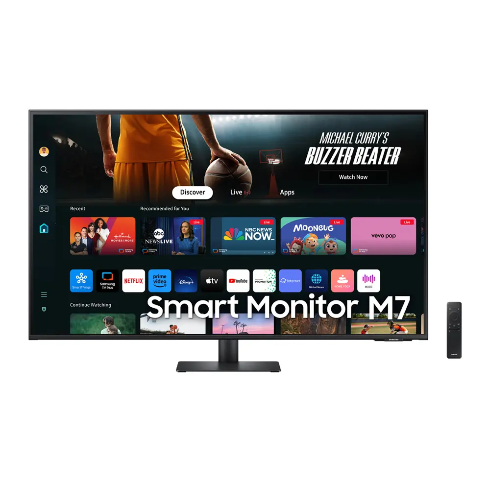Samsung 43" LS43DM702UNXGO M7 (M70D) 4K UHD with Streaming TV, Speakers and USB-C - Smart Monitor