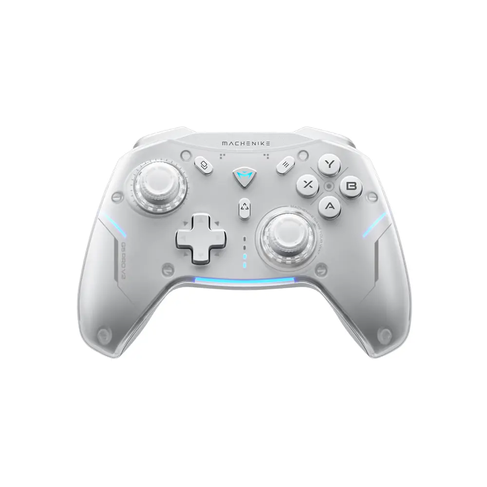Thunderobot Machenike G5 Pro V2 Tri-Mode White Controller (2.4G Mode - Supports PC, Switch, and Android TV)