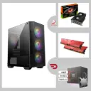 Blaze BT-550B Ryzen 5-5500, Nvidia GeForce RTX 4060 GPU, 16GB DDR4 RAM, 512GB or 1TB NVMe SSD, Gigabyte A520 Motherboard | Mid Gaming System