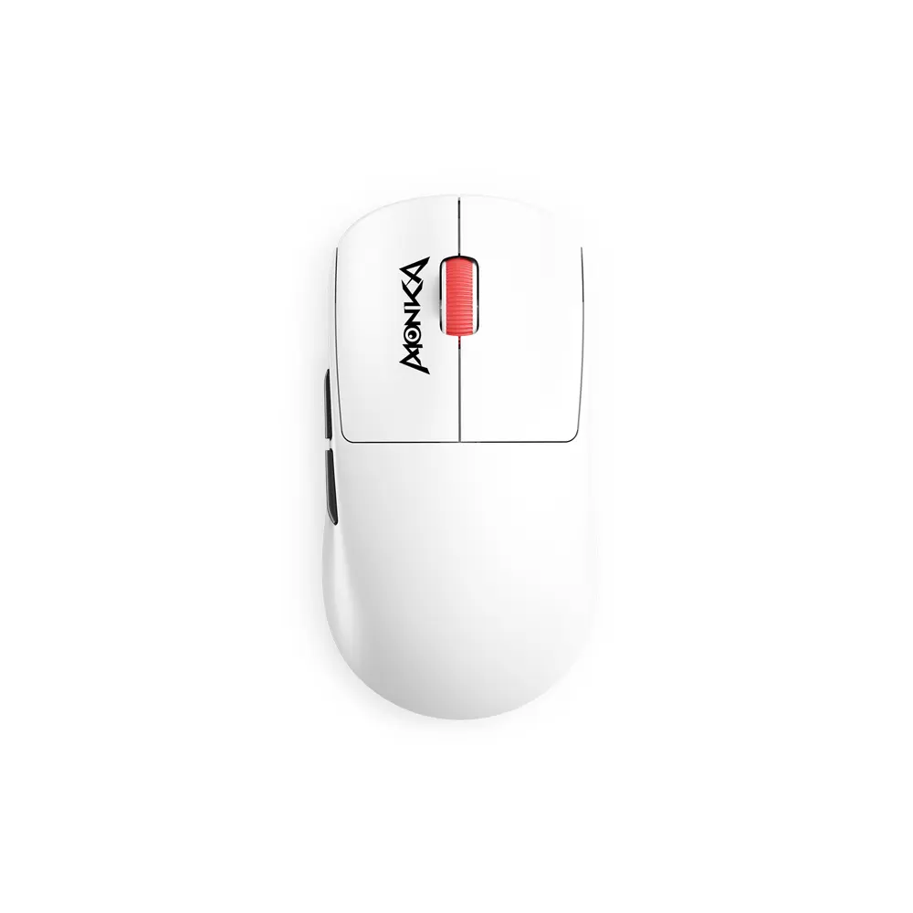Monka G997W Monka Prime 26000DPI White Gaming Wireless Mouse