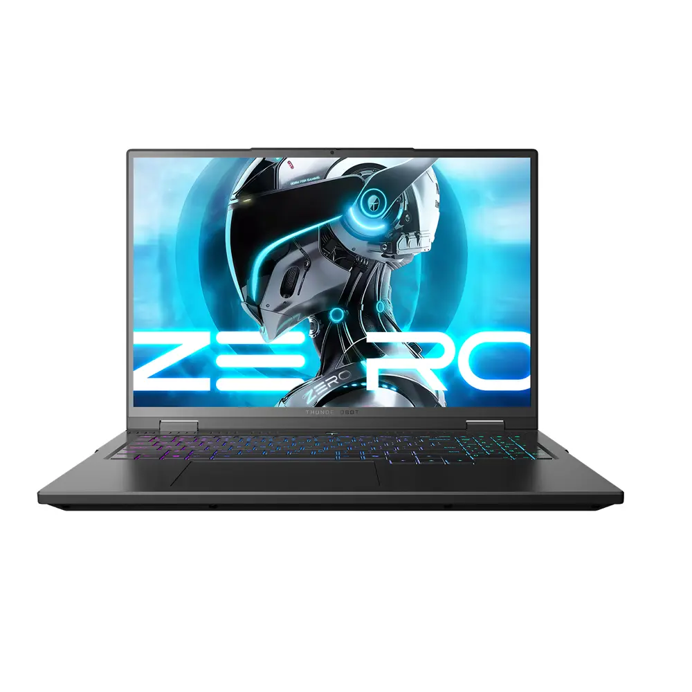 Thunderobot ZERO16 Intel Core i9-14900HX 1TB PCIe 4.0 SSD 32GB DDR5 5600MHz RAM Nvidia RTX 5070 8GB GDDR7 16" 2.5K (2560×1600) 240Hz 100% DCI-P3 - Windows 11 Home Hummingbird Display Wi-Fi 7 Per-Key RGB Black Gaming Laptop (ZERO16-i9149HX57E1Q240ARB)