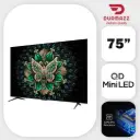 TCL 75" 75C6K 144 Hz Premium AiPQ Pro Processor QD-Mini LED, Up To HDR-512 TV Ultra Slim Design