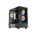 1stPlayer Mi5 - Support up to 9 fans Black ATX Case 