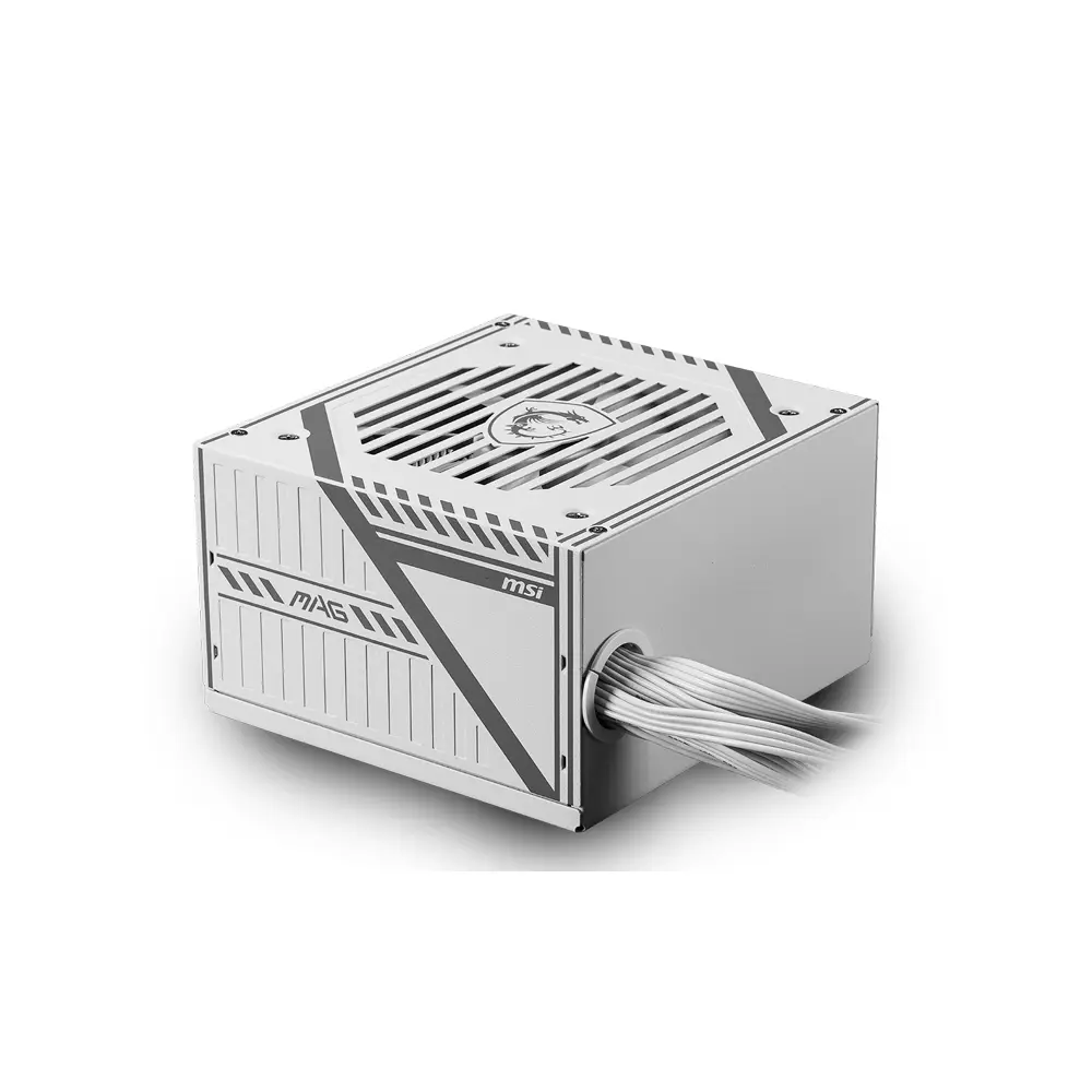 MSI MAG A650BNL 650W 80 Plus Bronze Entry-Level - White Power Supply