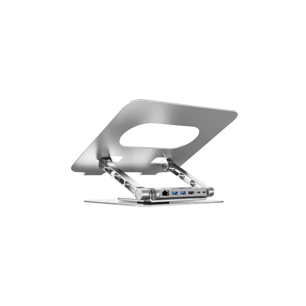 Unitek 5 in 1 Metal Laptop Stand with Detachable USB-C Hub